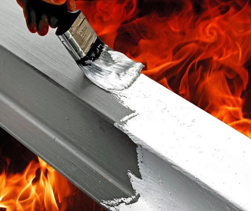 Jotun Steelmaster Intumeszenzstahl feuerfeste Farbe weiß 5 Liter - Bild 3 von 4