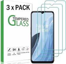 3 x Pieces Tempered Glass Screen Protector Film Guard for OnePlus Nord N200 5G