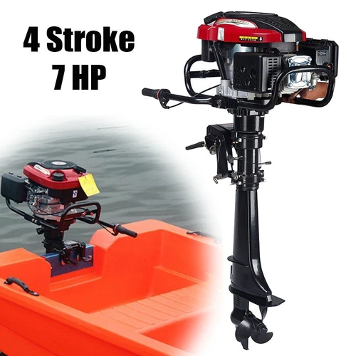 HANGKAI 196CC 4 Stroke 7 HP Outboard Motor Fishing Boat Engine Motor Air Cooling - Bild 4 von 6