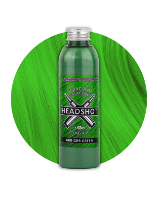 Headshot Haartönung vegane Haarfarbe Grr Grr Green 150 ml