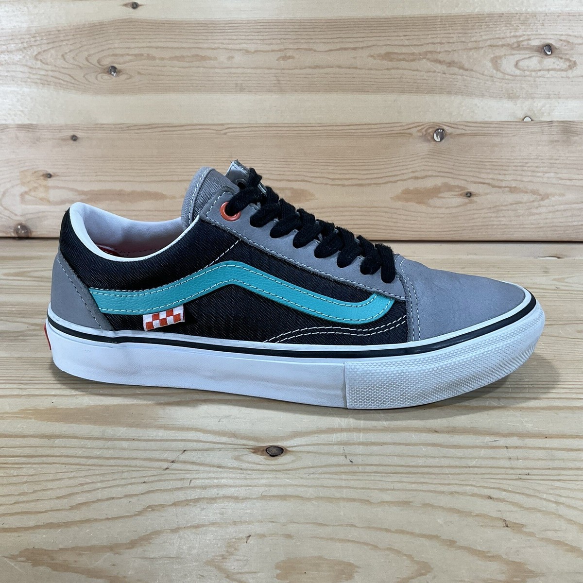 Vans Skate Lucid Old Skool Black & Grey Skate Shoes Men