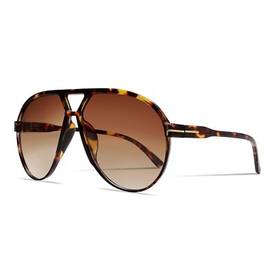 GUVIVI Retro Aviator Sunglasses for Women Men Oversized Classic