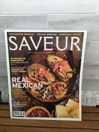 Saveur Magazine 2006 Issues 90-98 ENTIRE YEAR Clean VG Condition - Picture 8 of 16