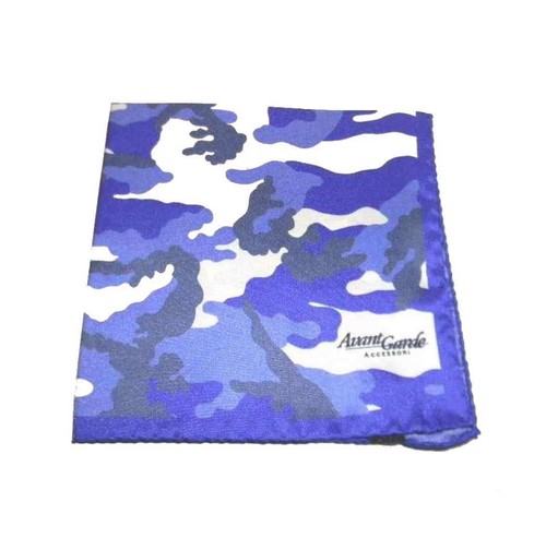 POCHETTE DA TASCHINO UOMO CAMOUFLAGE SETA MADE ITALY FAZZOLETTO FANTASY MIMETICA - Bild 4 von 31