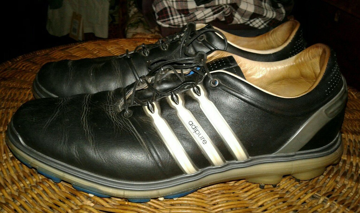 Adidas AdiPure Golf Shoes - Great Condition! Adidas Adipure DC2 Golf Shoes Womens 9.5 Lace up 6 Spike  main image 3