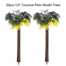 20pc 15cm Model Tree Palm Tree Coconut Palm DIY Park Rainforest Scenery Dioramas