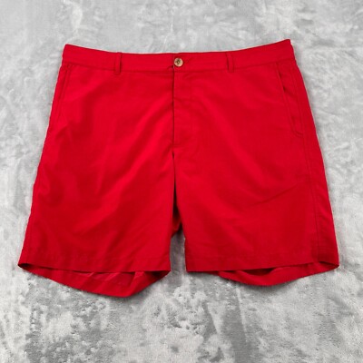 Flint and Tinder Quick-Dry Shorts Men s 38 Red Water-Repellent Finish Drawstring
