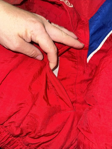 Vintage Starter NBA Washington Bullets Pullover 1/2 Basketball Jacket Sz XL - Picture 7 of 22