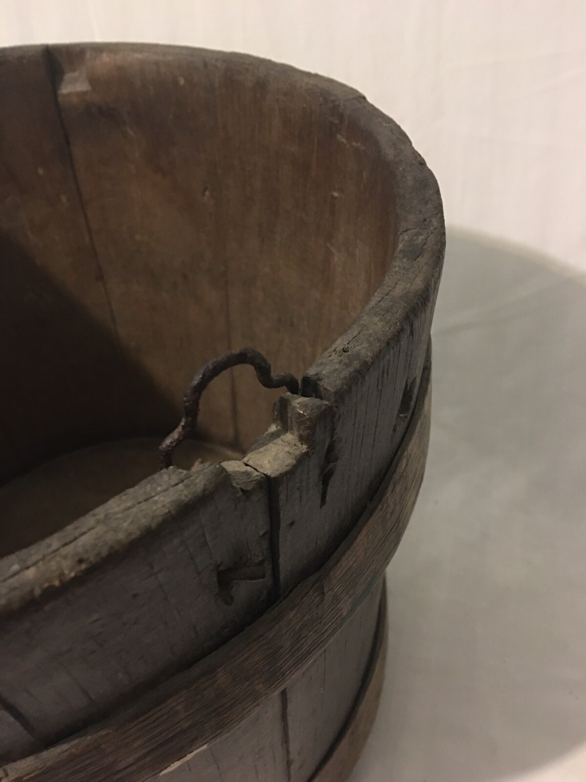 **ANTIQUE 19TH CENTURY HANDMADE PRIMITIVE WOOD PIGGINBUCKETFIRKIN* eBay