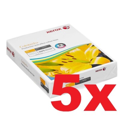 2.500 2500 Xerox Laserpapier Colotech+ 90 g/qm DIN A4 weiß Kopierpapier Drucker