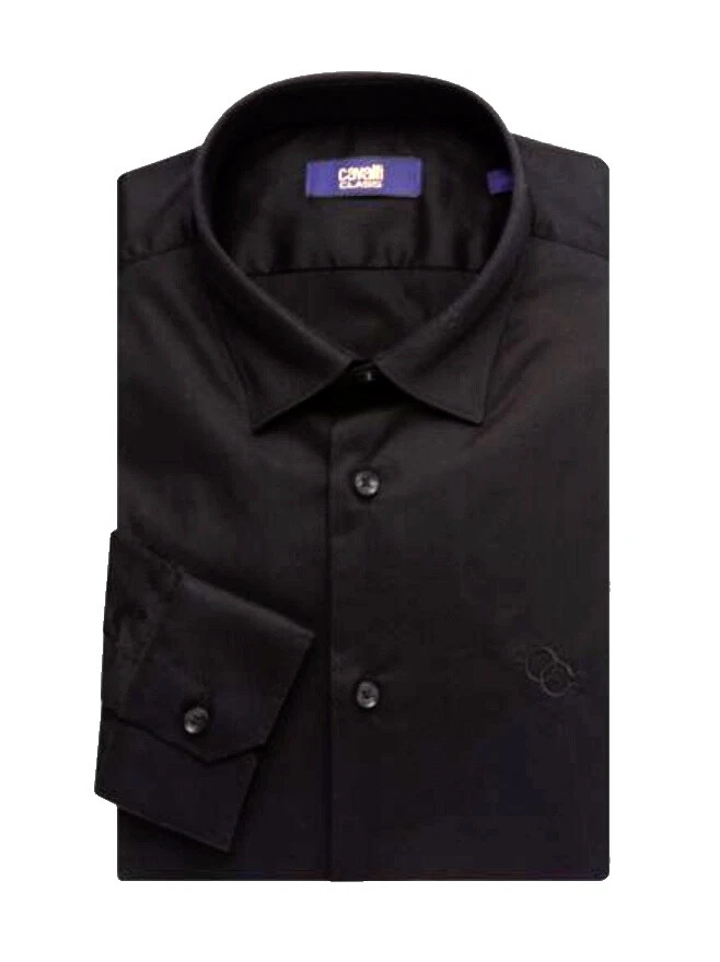 Camisas para hombre Roberto Cavalli informales de algodón con botones