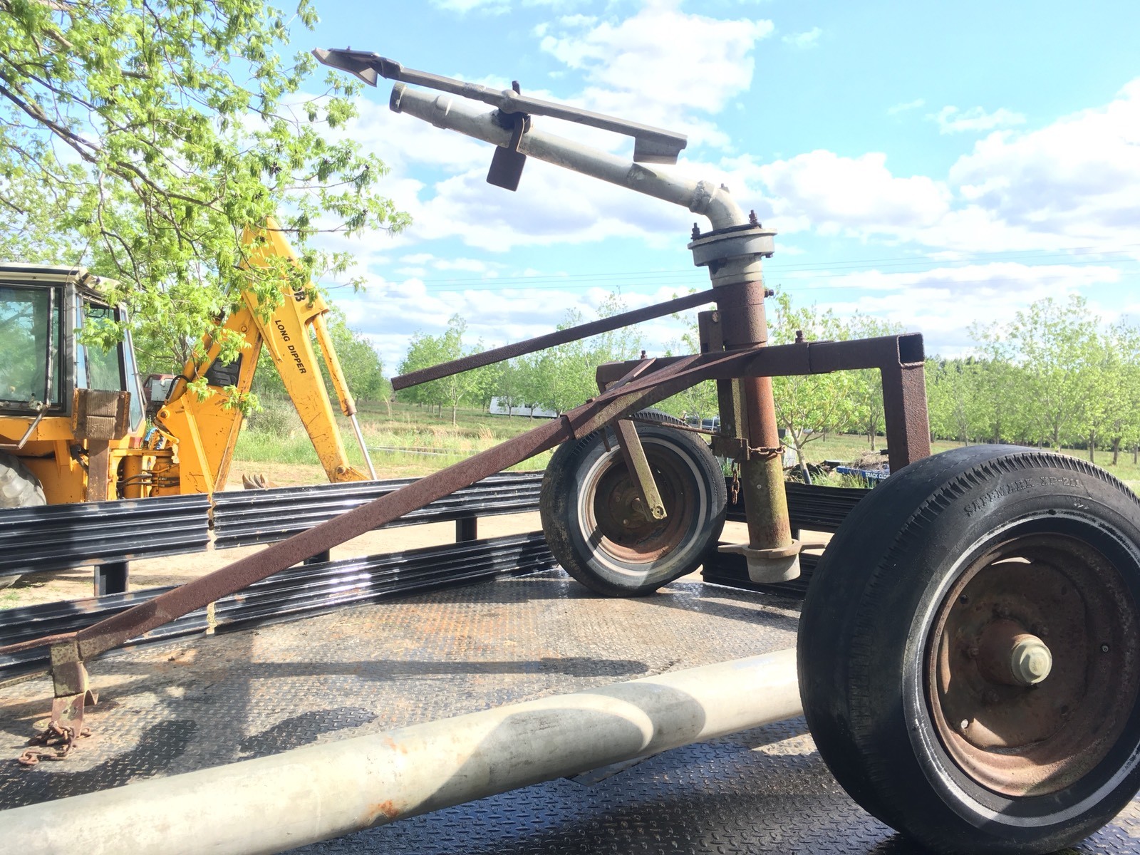 Rainbird Big Gun Irrigation Sprinkler Cart eBay