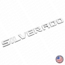 Para Chevy Silverado Guardabarros Puerta Trasera Logo Placas de Identificación Letra 3D Calcomanía Emblema Camión
