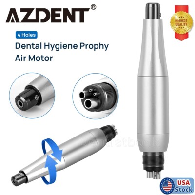AZDENT Dental Hygiene Prophy Handpiece Air Motor 4:1 Reduction 360° Swivel 4Hole