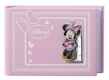 ALBUM PORTAFOTO DISNEY BIMBA ROSA MINNIE VALENTI & CO ARGENTO B 1415 15X20