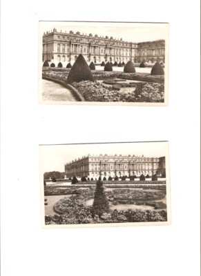 2 Postkarten Ansichtskarten Versailles (Facade sur le Parc /Sud) ungelaufen