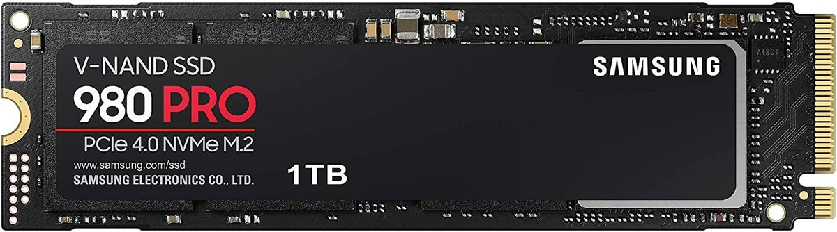 Samsung 980 PRO 1TB Internal M.2 PCle 4.0 NVMe SSD (MZ
