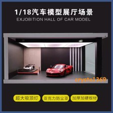 1:18 Extra Large Ceiling LED Car Model Display Case Exhibition Scene Parking Lot