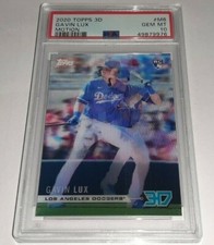 2020 Topps On Demand 3D Motion #M6 Gavin Lux RC Graded PSA 10 Gem Mint
