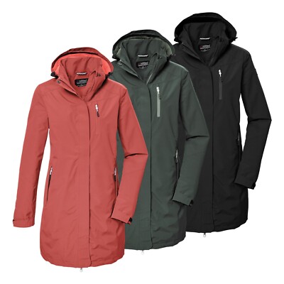 Killtec Damen Parka Kapuzenparka Outdoorparka Funktionsparka KOS 30 WMN PRK