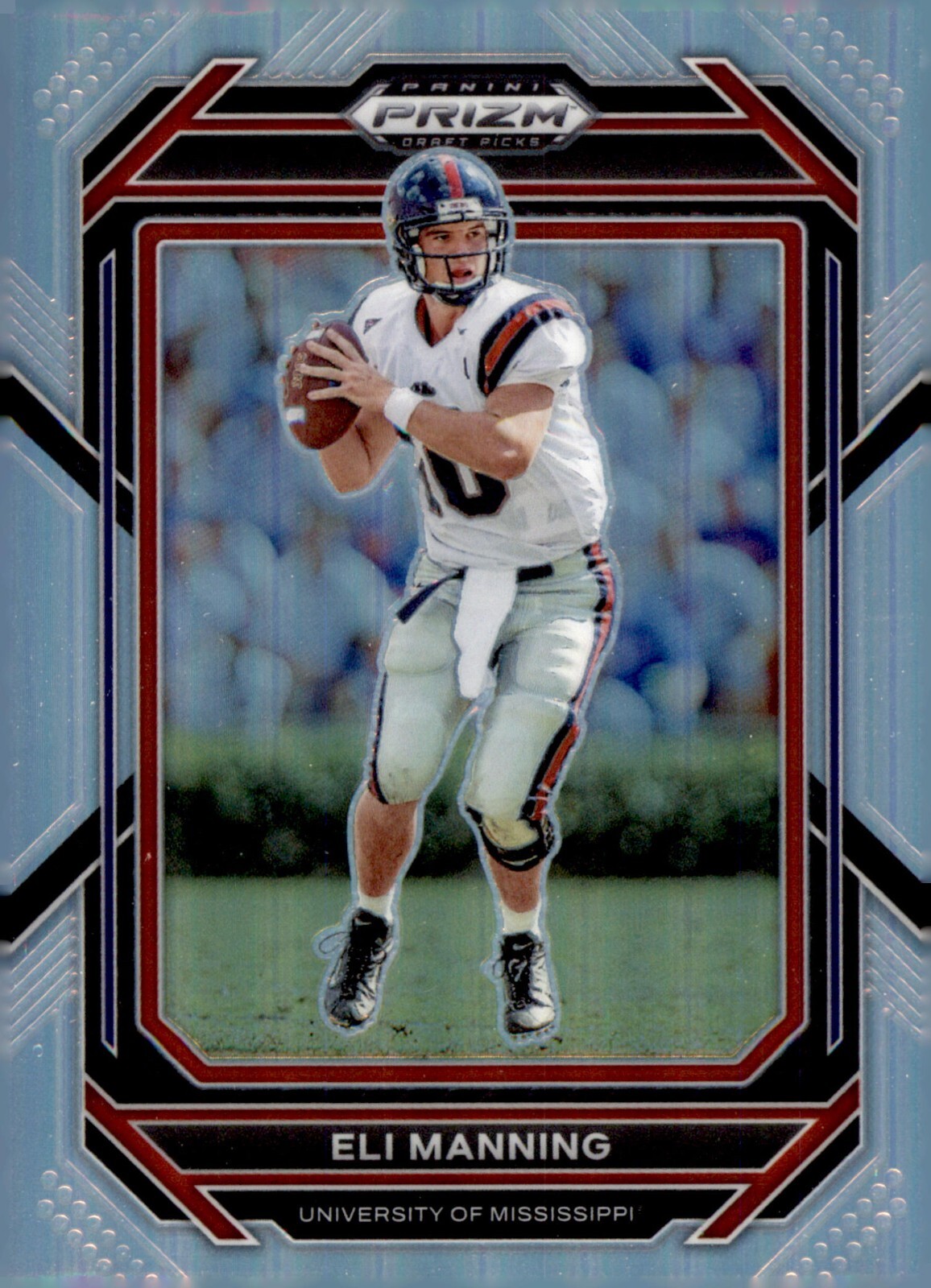 2023 Panini Prizm Draft Picks Silver Przim- #37 Eli Manning