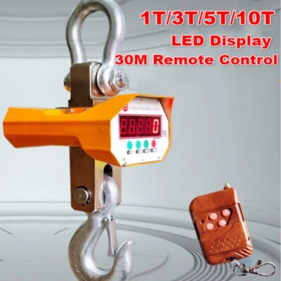 1T 3T 5T 10T Electronic Lifting Scale Hook Wireless OCS Industrial Crane