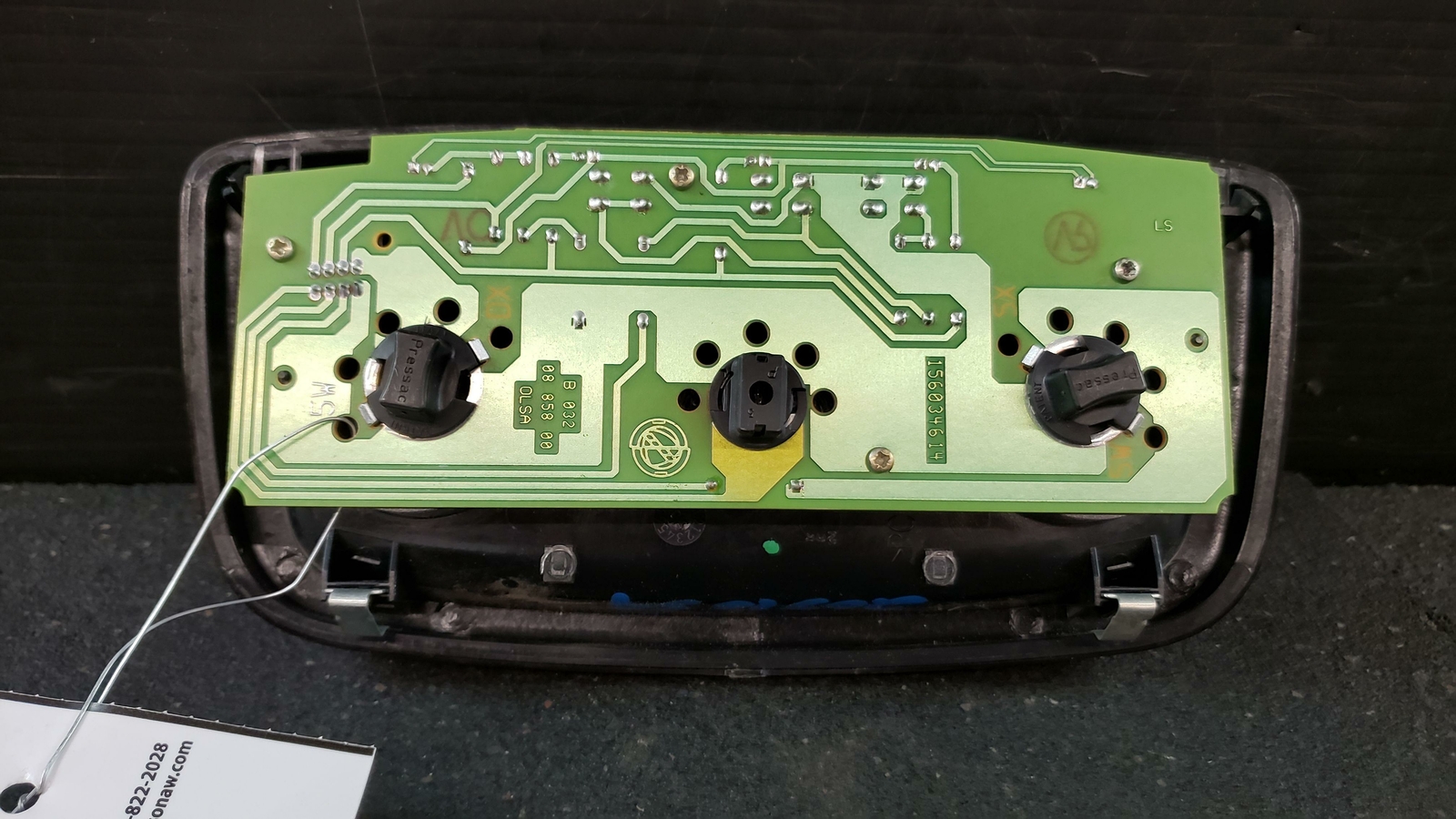 2005 MASERATI QUATTROPORTE M139 ROOF MOUNTED OVERHEAD CONSOLE ASSEMBLY