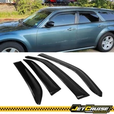 Fits 05-10 Chrysler 300 Dodge Magnum Acrylic Window Visors Rain Sun Guard 4PCS