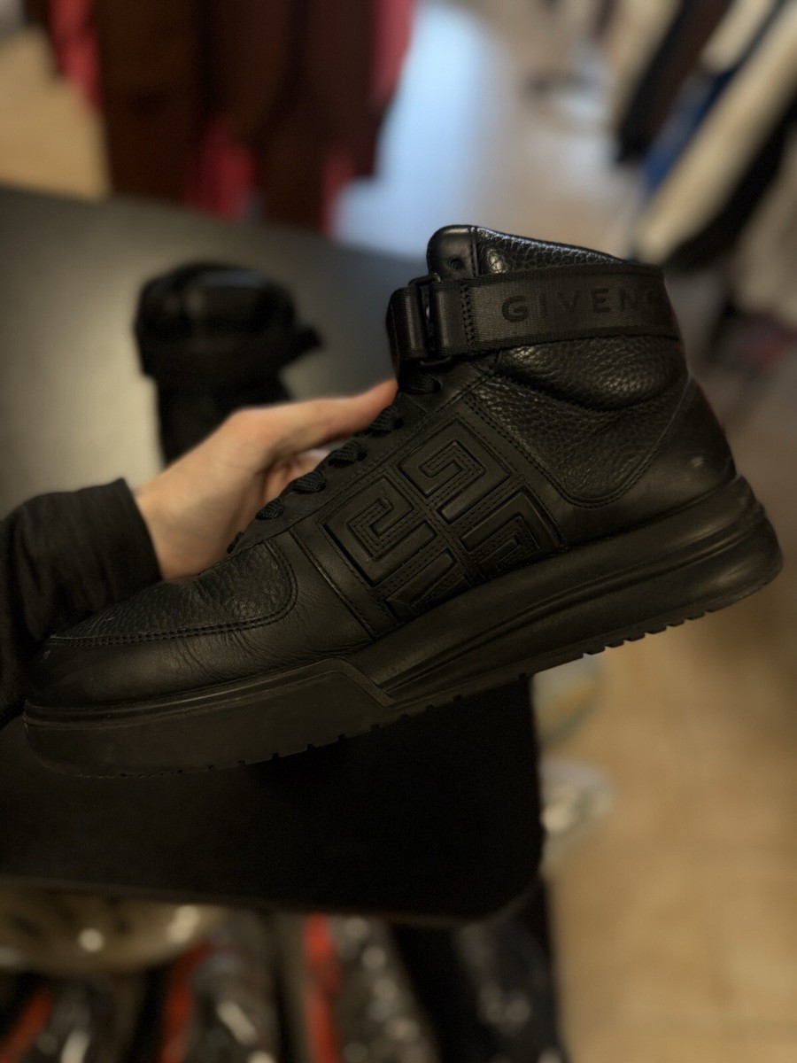 Givenchy ジバンシー　G4 スニーカー　41 ブラック Givenchy G4 High Top Leather Sneakers Size 41EU/8US $750 Retail