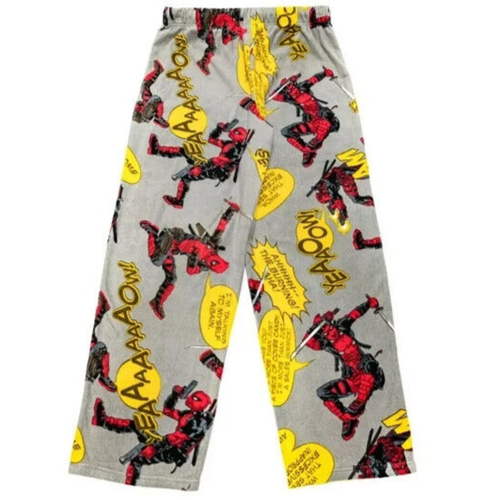 Marvel Deadpool Men's Sleepwear Fleece Lounge Pants Size M - Picture 2 of 2