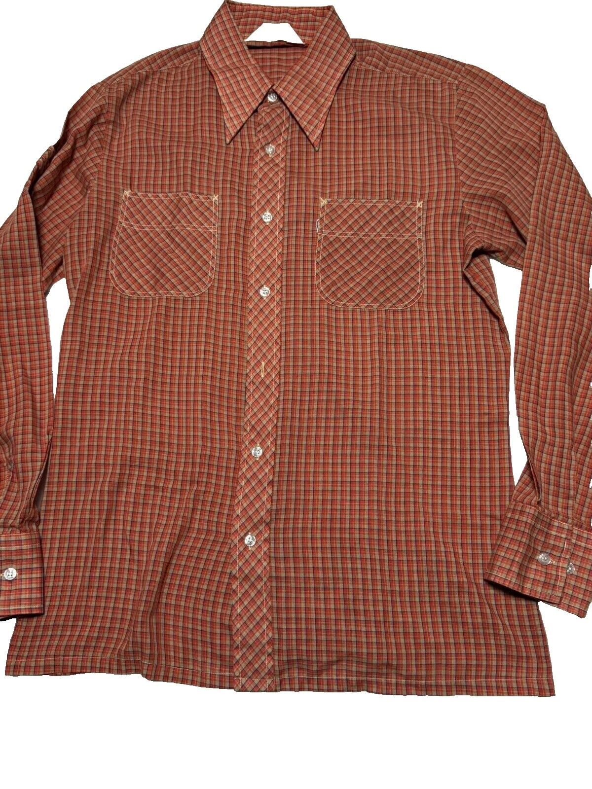 Camisas informales con botones para hombre Levi's de poliéster a rayas