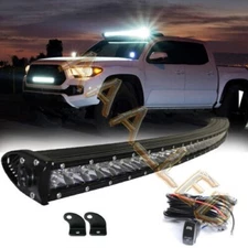 Slim 50" LED Work Light Bar Spot Flood Combo Fog Driving ATV SUV 4WD Offroad 52