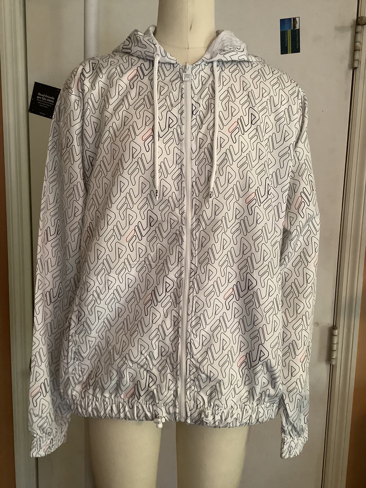 Fila WINNIE WINBREAKER FW173U62 Giacca da allenamento donna logo bianco L