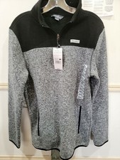 Eddie Bauer Men's 1/4 Zip Mock Neck Classic Fit Pullover Sweater Fleece