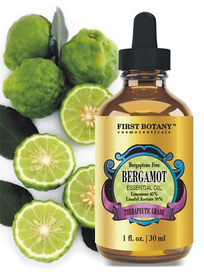 Natural Bergamot Essential Oil Calming Relaxing Scar Treatment THERAPEUTIC GRADE