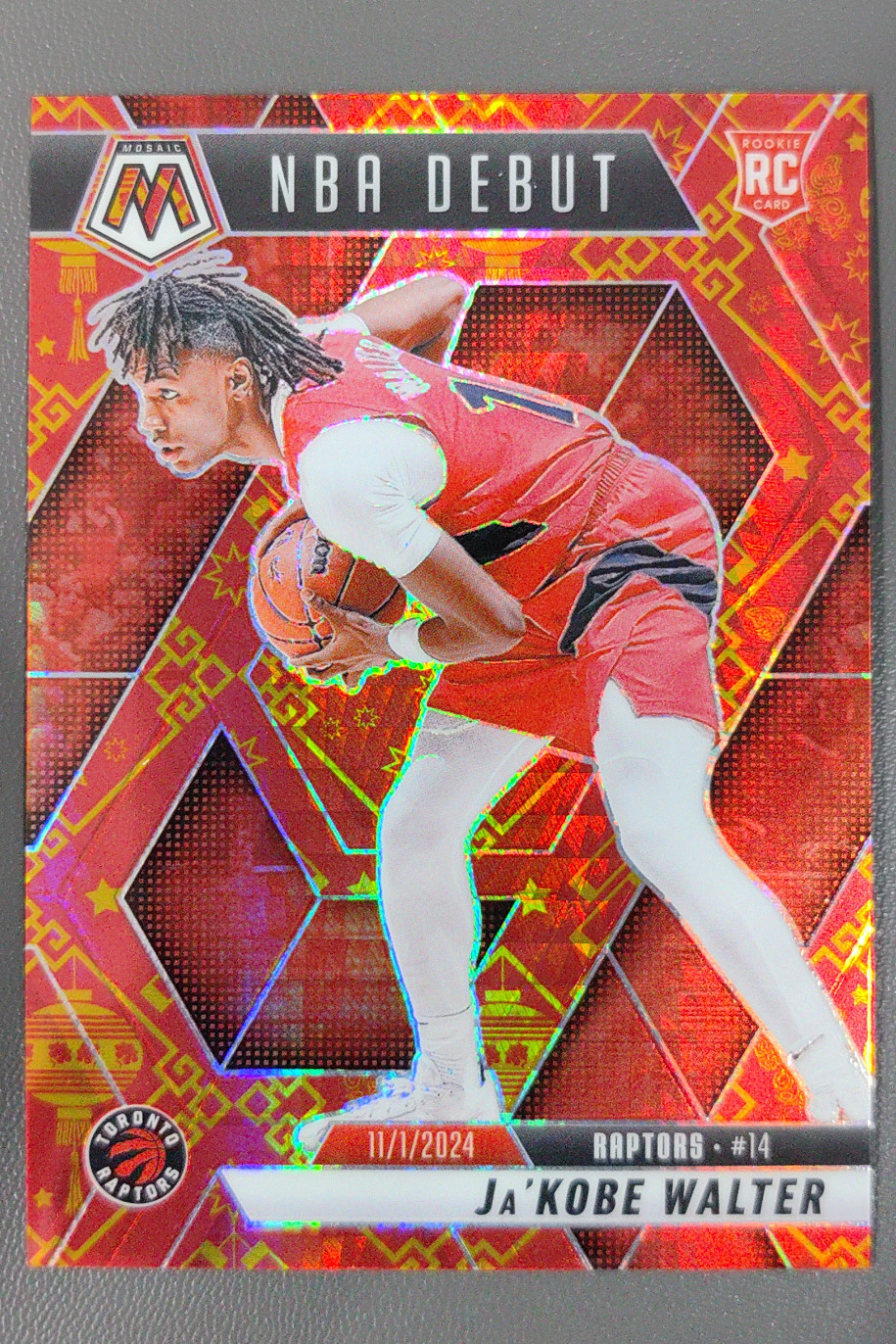 2024-25 Panini Mosaic Ja’Kobe Walter NBA Debut Lucky Envelopes RC /8 #253