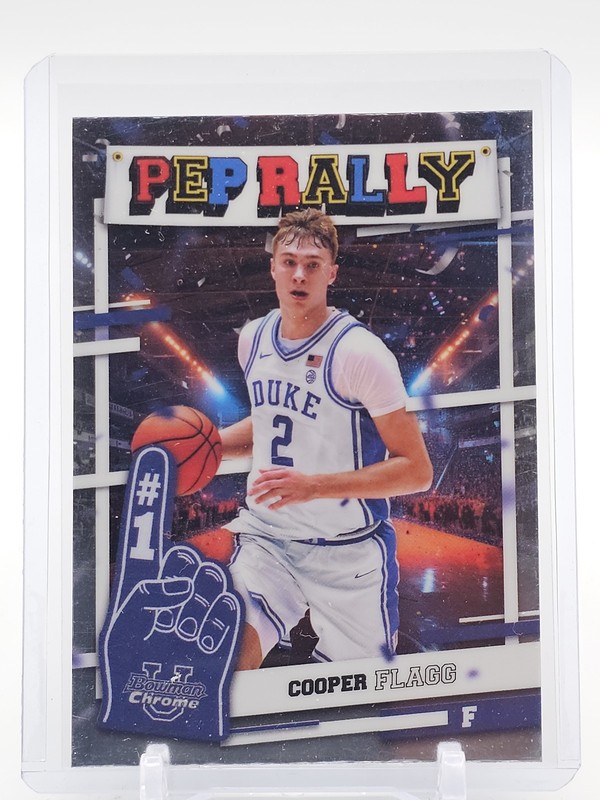 COOPER FLAGG 2025-26 BOWMAN CHROME PEP RALLY ROOKIE #PR-6 DUKE Q4480