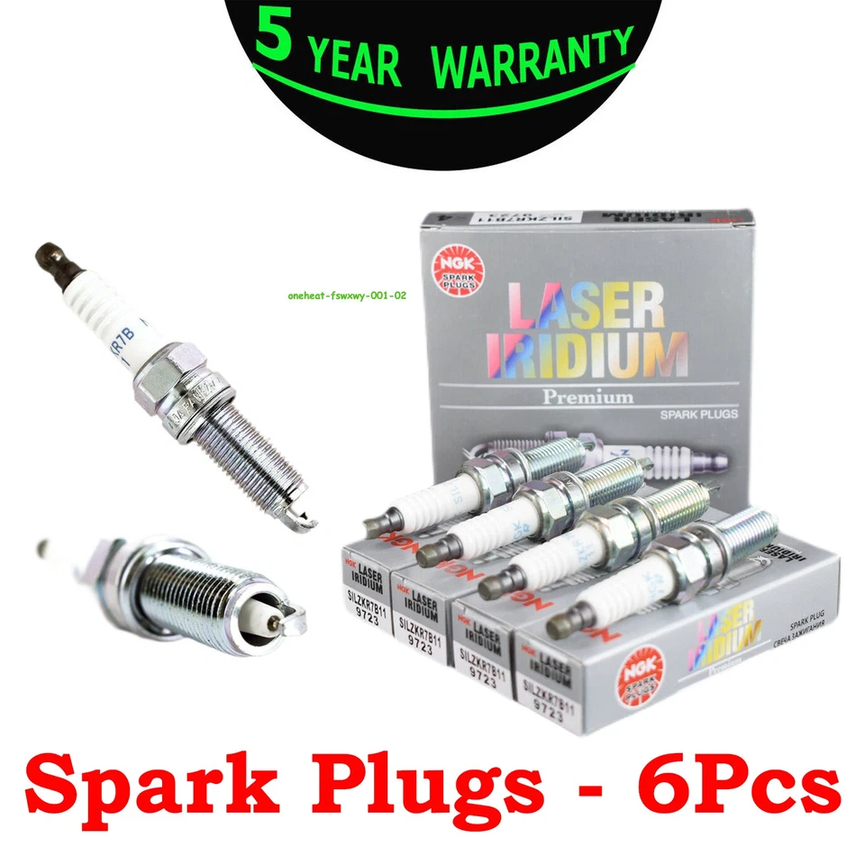 8 шт лазерных иридиевых свечей зажигания NGK SILZKR7B11 9723 для Hyundai Elantra Santa Fe - Изображение 4 из 4