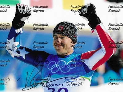 BODE MILLER American Alpine Ski Rennfahrer Reproduktion Signierte Foto 8''X11'' #6