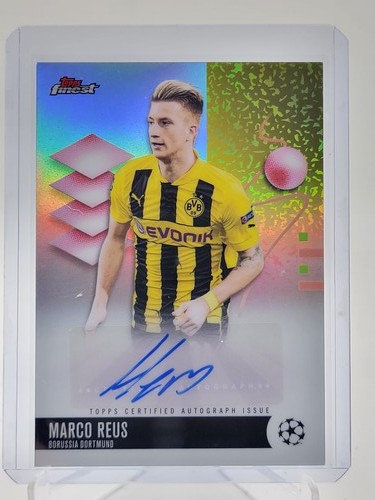 MARCO REUS 2025-26 TOPPS FINEST UCC AUTOGRAPH REFRACTOR AUTO DORTMUND Q6262