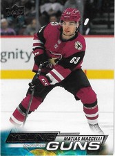 2022-23 Upper Deck #216 Matias Maccelli Young Guns RC