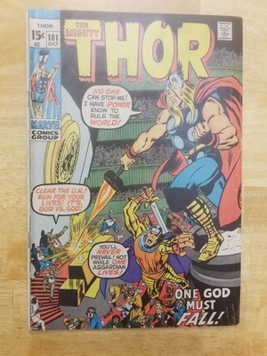 The Mighty Thor 181 Marvel Comics October 1970