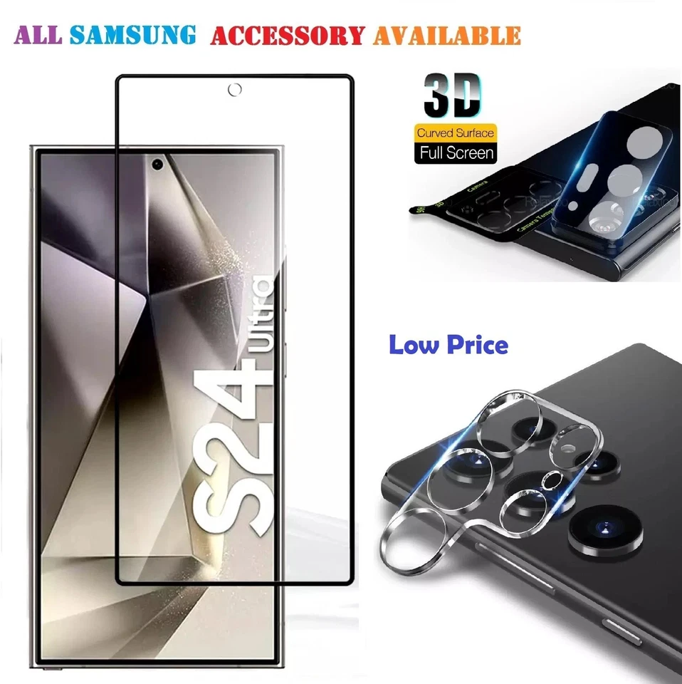 Gorilla 9D für Samsung Galaxy S24 Ultra S23 S22 S21 S10 Tempered Displayschutzfolie