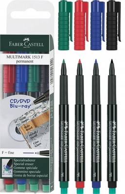 FABER-CASTELL Folienmarker F Multimark 4 Stk.