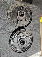 Pair 00-06 Toyota Tundra Rear Drum Brake Backing Plates 6 Lug