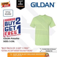 Gildan G200 Ultra Cotton T Shirt BUY 2 GET 1 FREE Blank Plain Casual Unisex Tee.