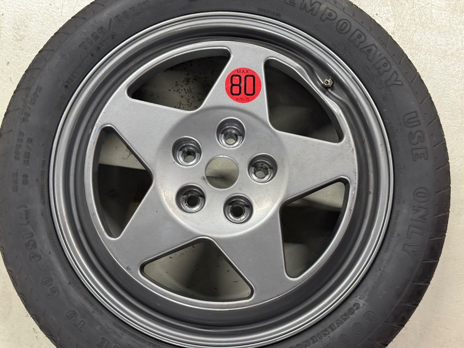 Ferrari 360 / F355 / 550 / 575 Space Saver Spare Wheel with Tire