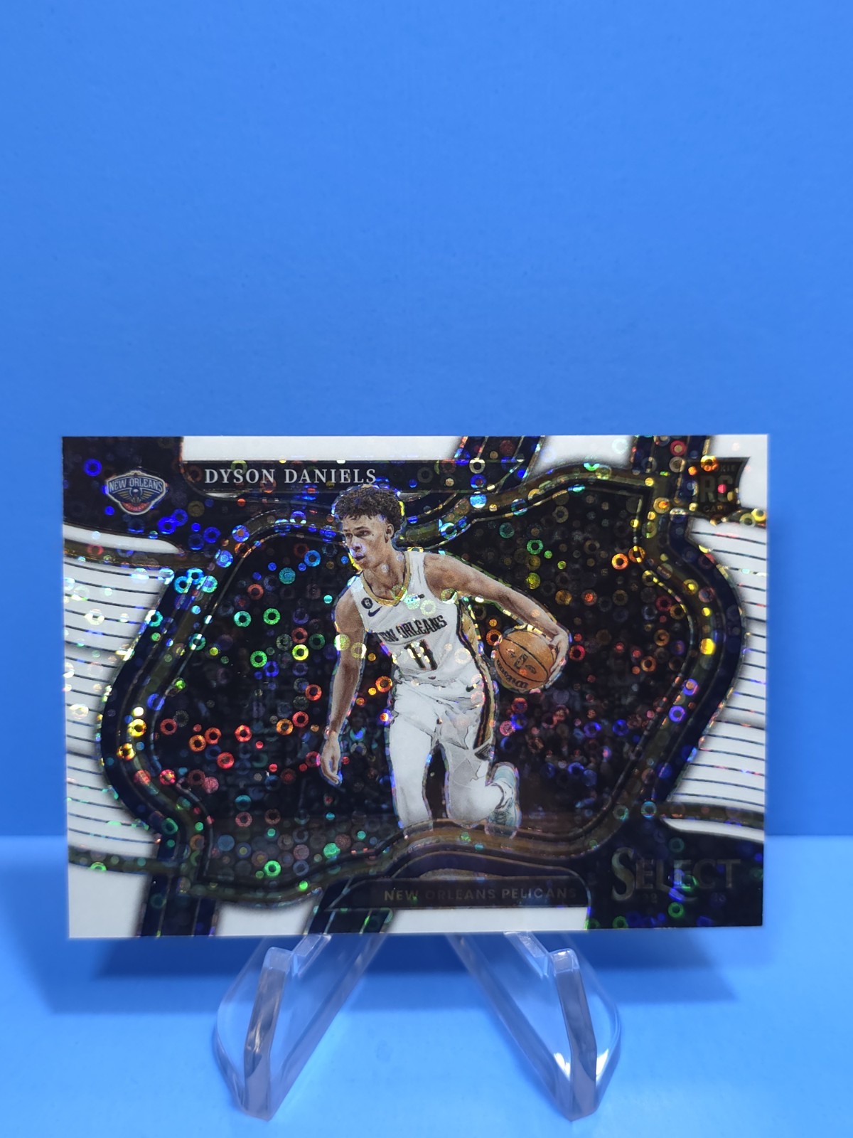 2022-23 Select Basketball Dyson Daniels Courtside White Disco RC /75 Pelicans