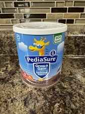 PediaSure Grow & Gain Chocolate Shake Mix, 14.1oz Exp 4/2026
