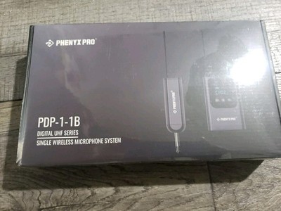 Phenyx Pro Single Digital Wireless Microphone System PDP-1-1B, Digital UHF Ser..